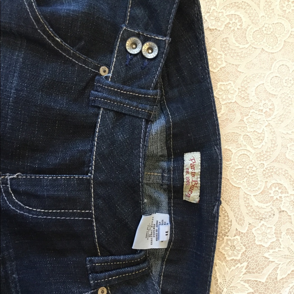 Paris Blues Dark Flare Jeans NWOT - Picture 3 of 6